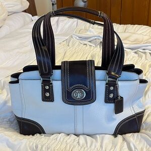 Coach leather handbag
